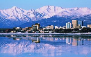 anchorage cityscraper winter