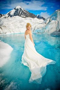 bride in Alaska